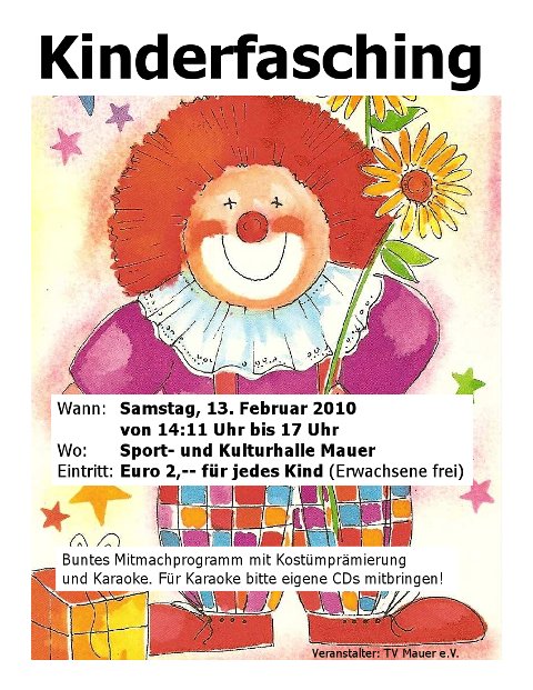 Kinderfasching