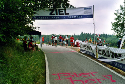 Bergsprint Ziel