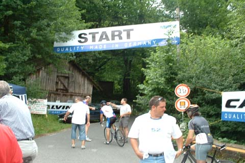 Bergsprint Start